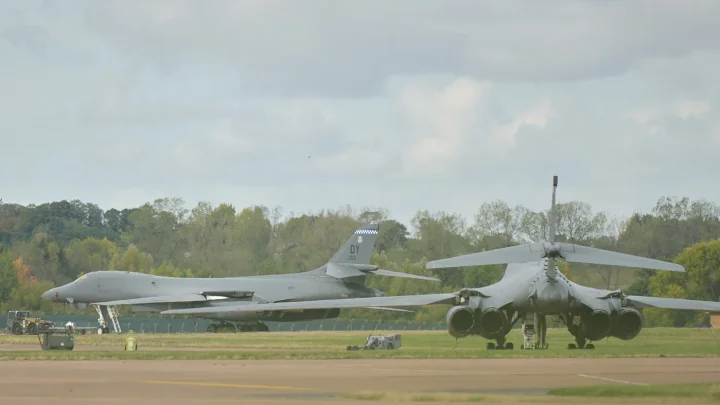 Pentagon pulls B-1 bombers from UK base following alleged terror threat