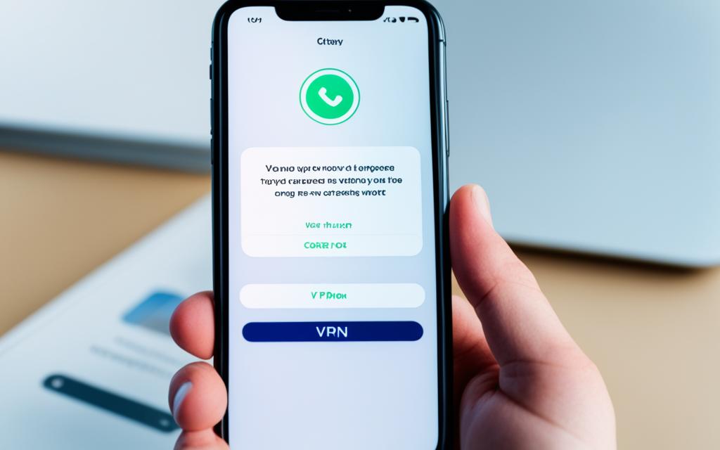 Disable VPN through app