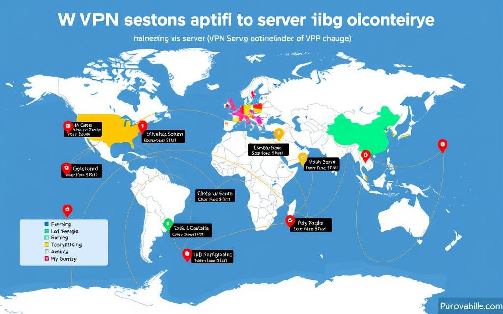 PUBG VPN Server Locations Map