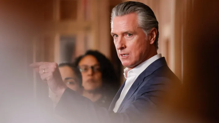 Newsom sees Trump DOJ investigation as a political gift