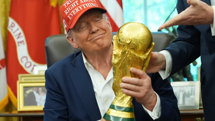 Trump to hand out World Cup championship trophy