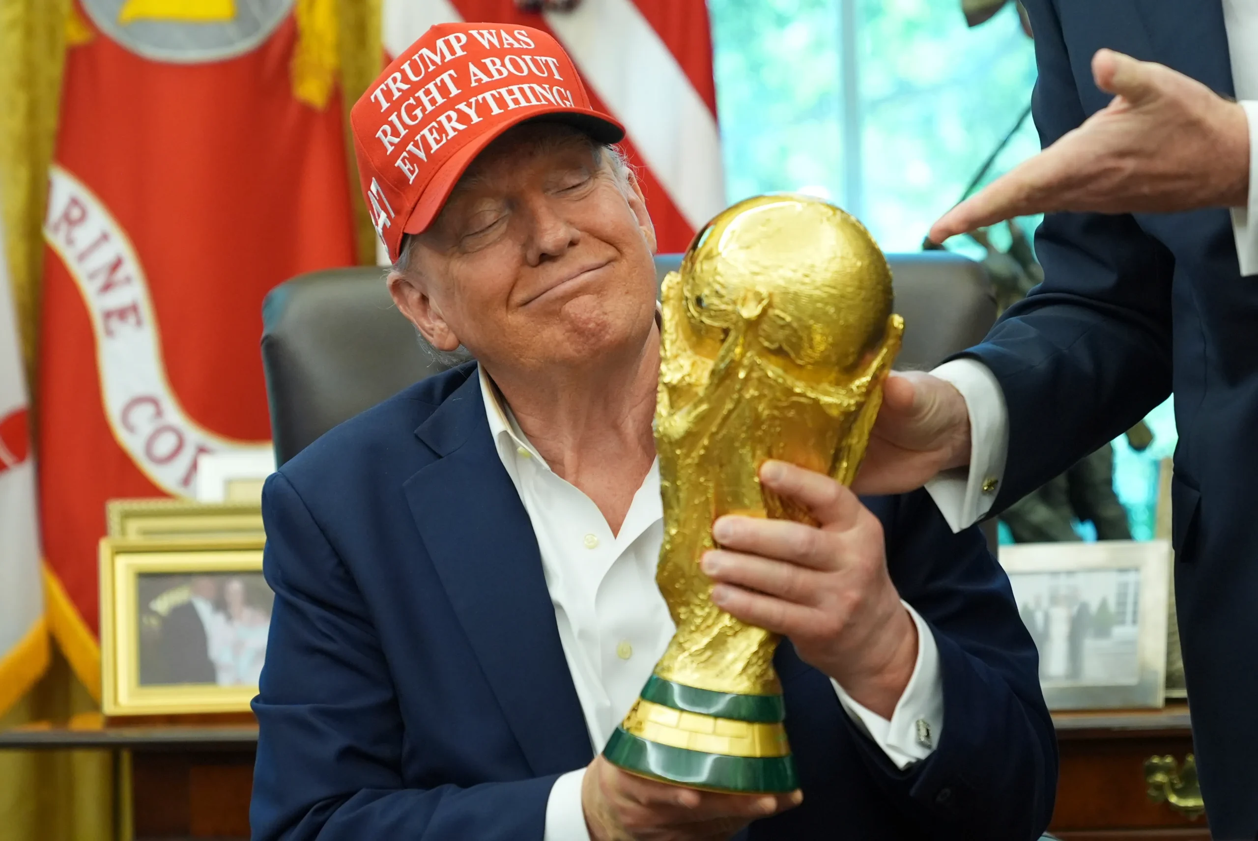 Trump to hand out World Cup championship trophy