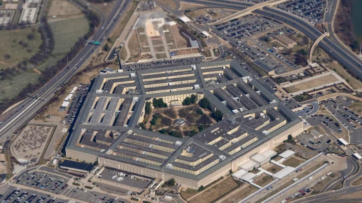 Pentagon gives all-clear after lockdown over air quality alarm