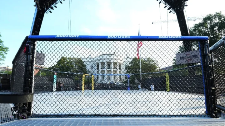 Just 16 percent approve of Trump UFC event at White House: Survey
