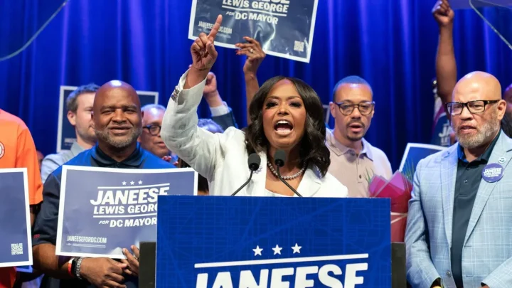 Democratic socialist holds wide lead in DC mayor race