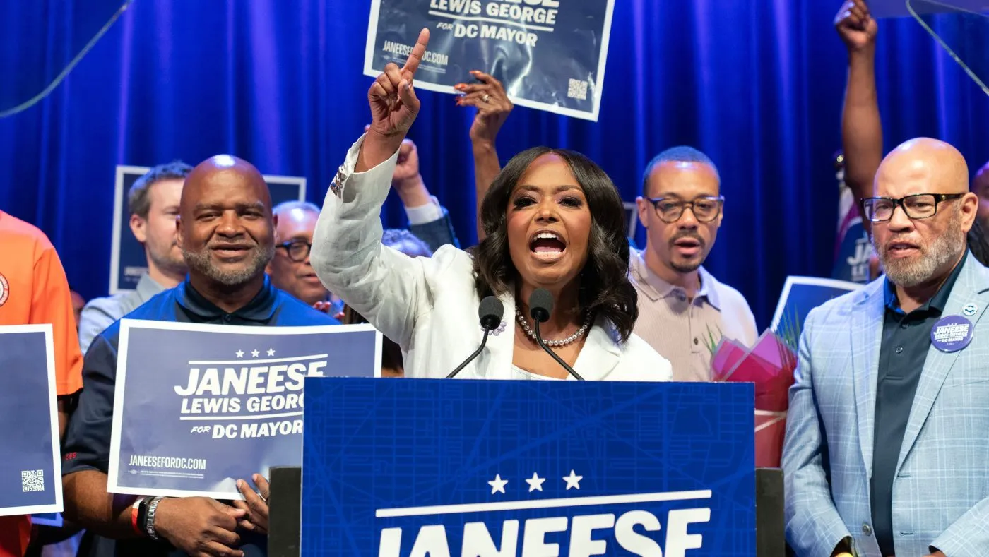 Democratic socialist holds wide lead in DC mayor race