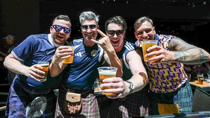 Scottish World Cup fans are drinking Boston dry