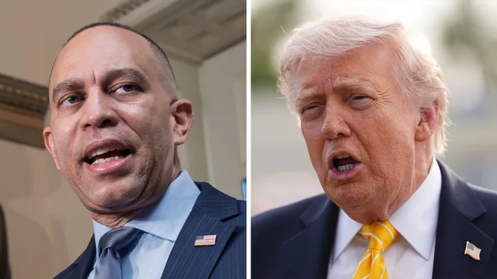 Jeffries questions possible Iran ceasefire: Trump has said deal is close ’38 or 39 different times’