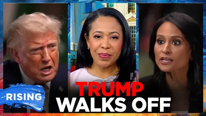 Trump storms out of interview after getting pressed on his baseless claims