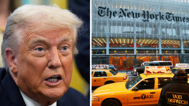 Trump renews threat to New York Times over Iran coverage