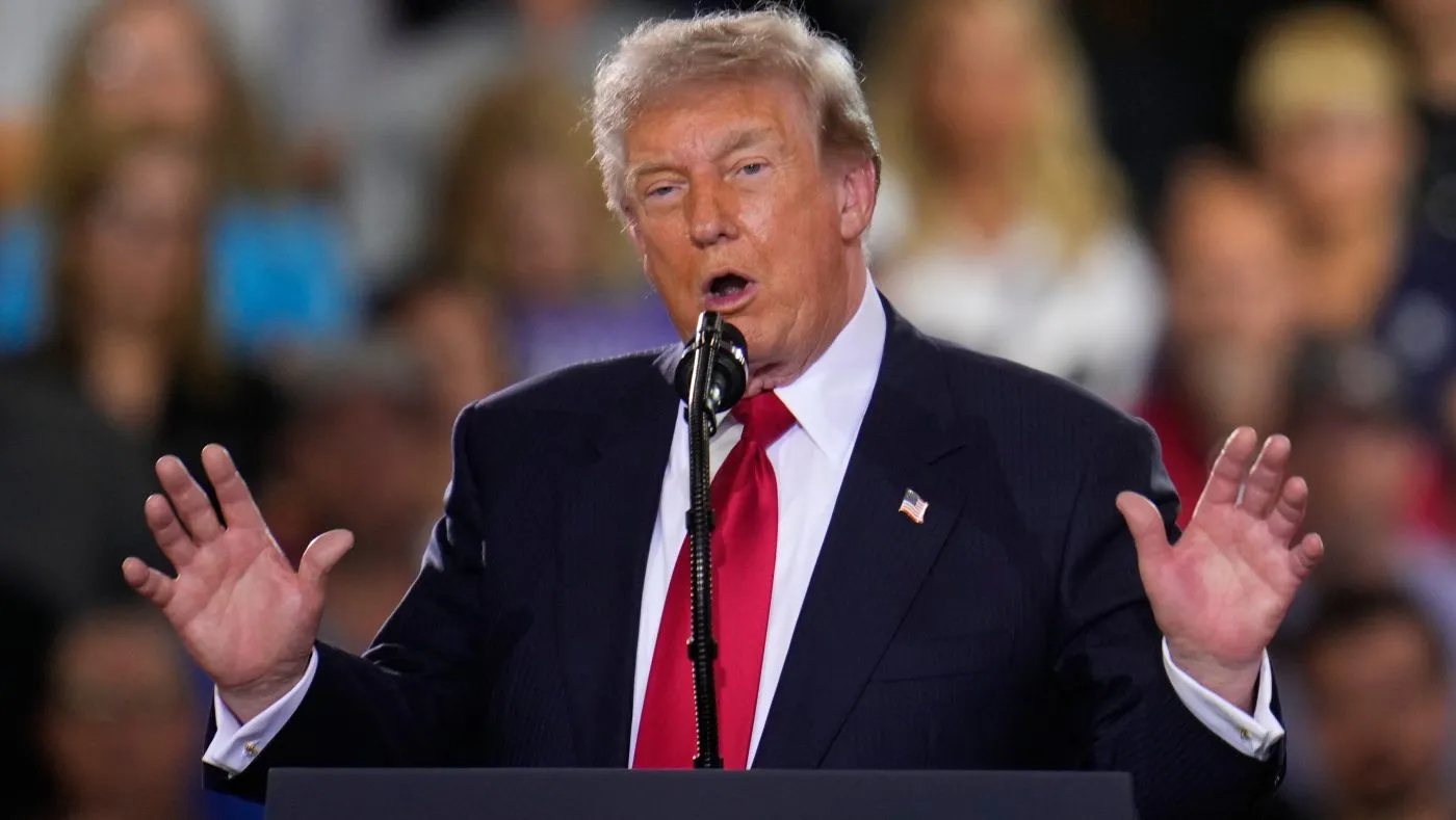 Trump sounds communism alarm in Michigan but doesn’t mention El-Sayed