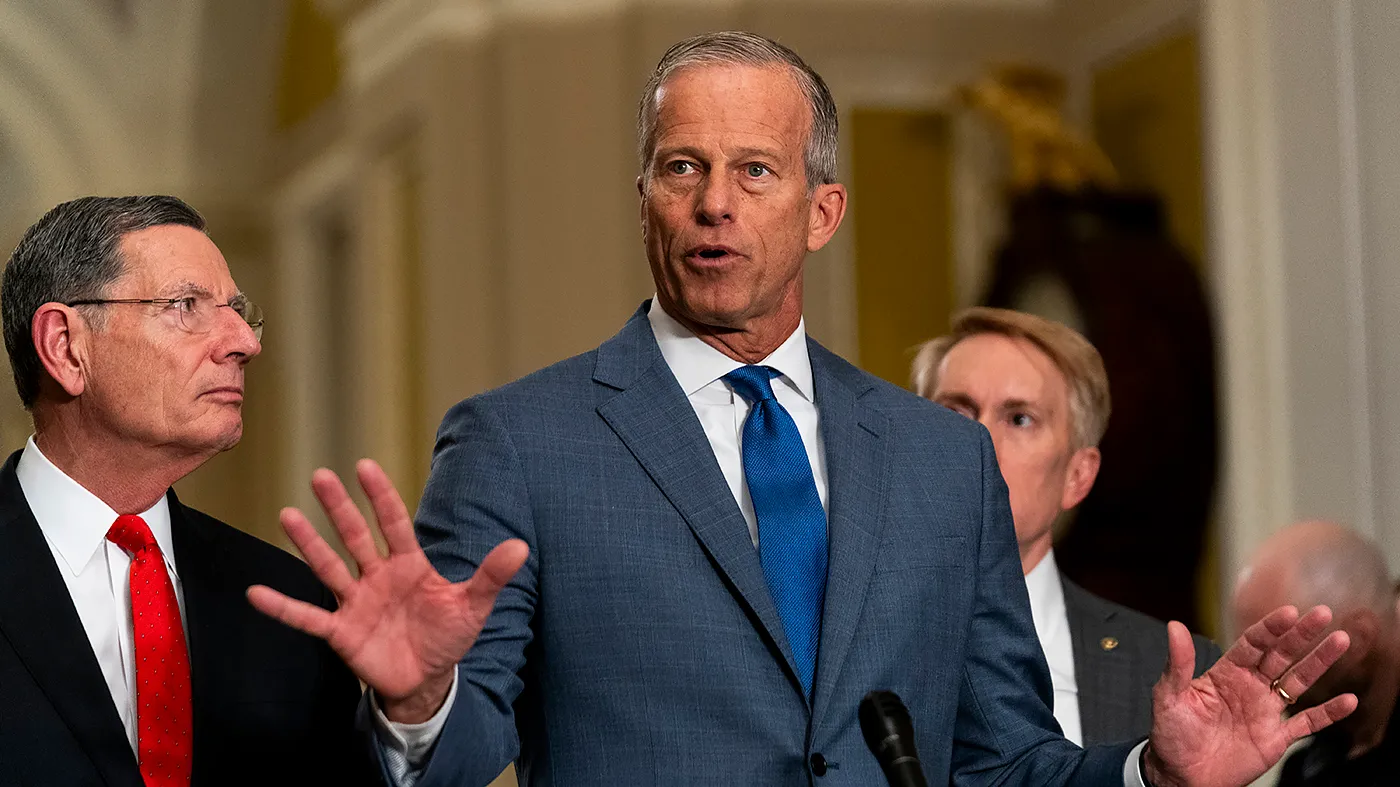 Thune tees up bill to provide assistance to Ukraine, sanction Russia