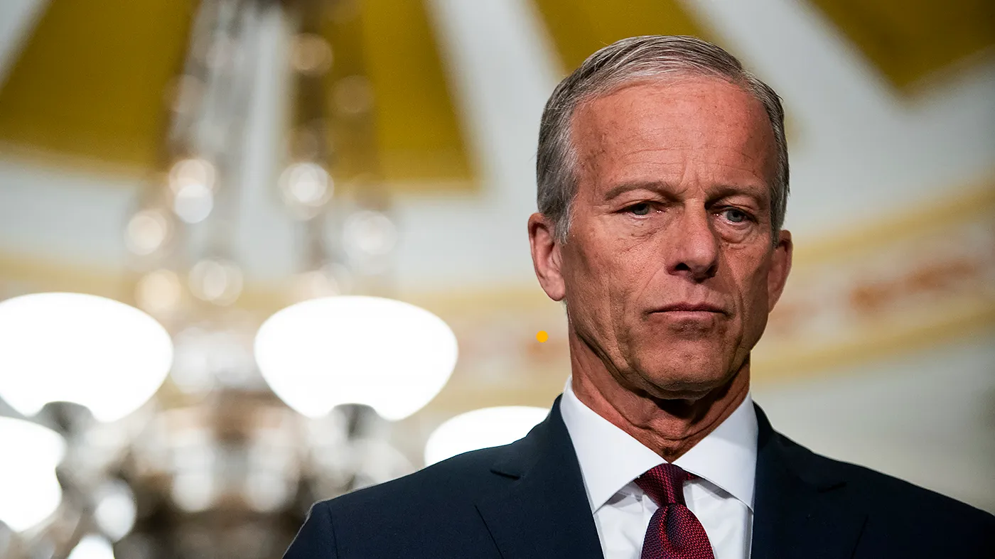 Thune chokes up on Senate floor speaking about Graham