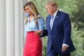 Melania Trump talks about foster care initiative, racing interest at Freedom 250 Grand Prix