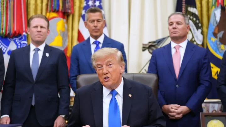 Trump posts map with American flag emblazoned over Canada, Greenland, Mexico