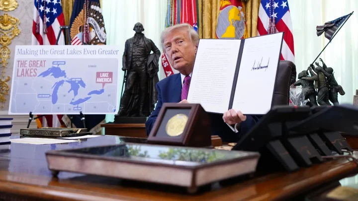 House Dems move to block Trump’s attempted renaming of Lake Ontario