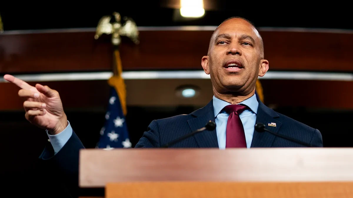 Watch live: Jeffries gives remarks as AI safety concerns mount